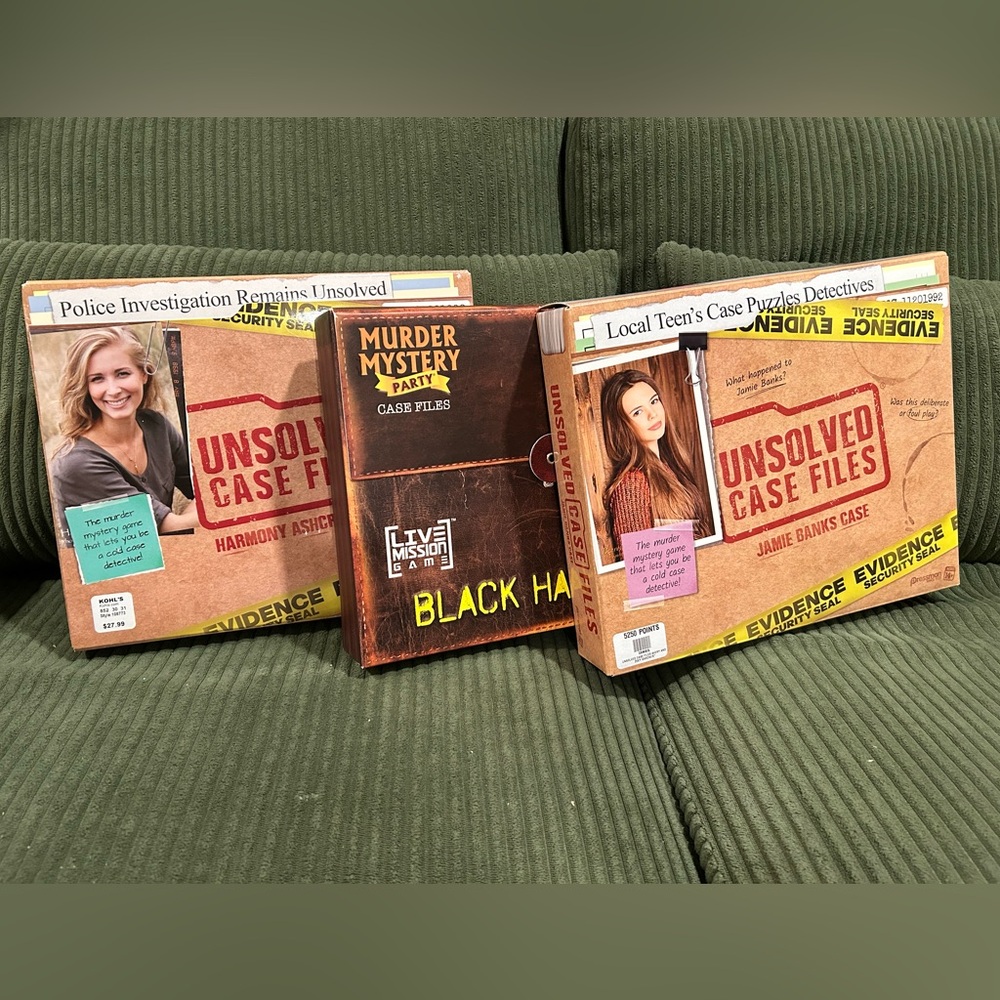 Murder Mystery Games-Set of 3